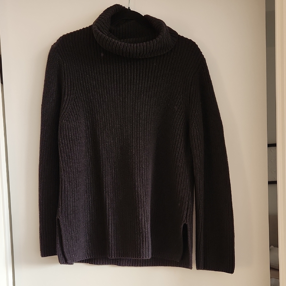 Dynmaite Black Turtleneck Sweater
